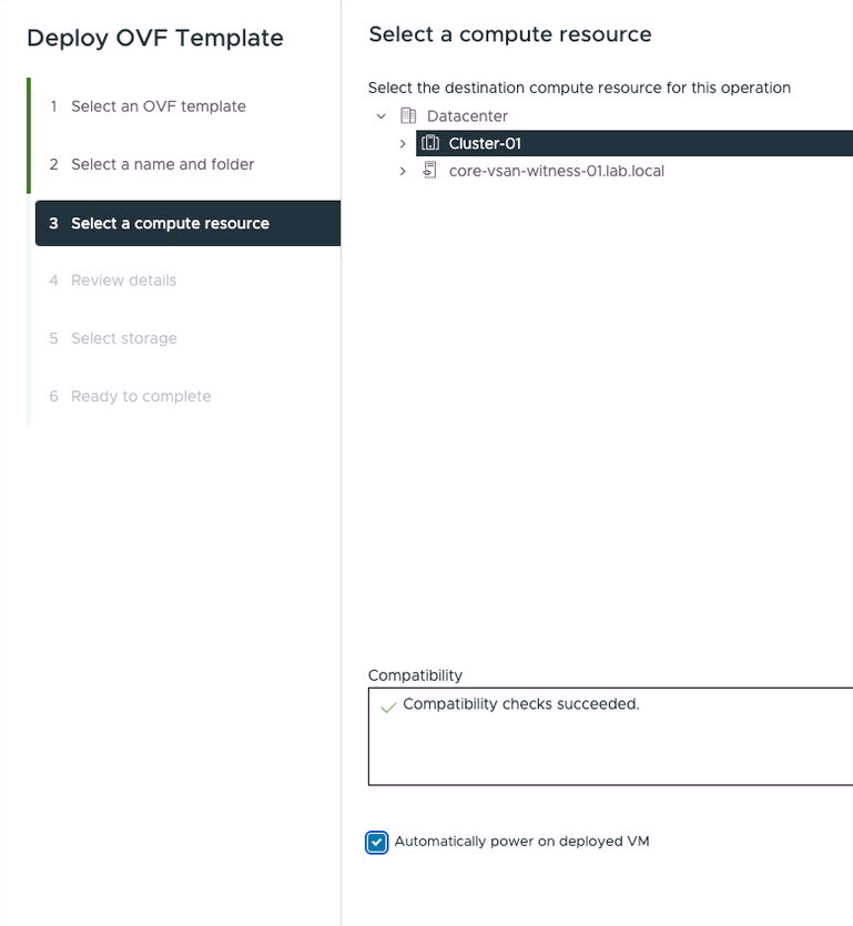 Deploy Offline Depot Step 3