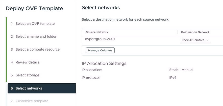 Deploy Offline Depot Step 6