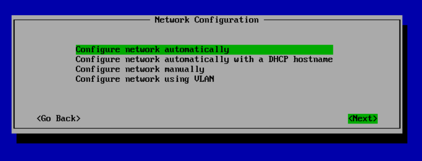 Network Sonfiguration