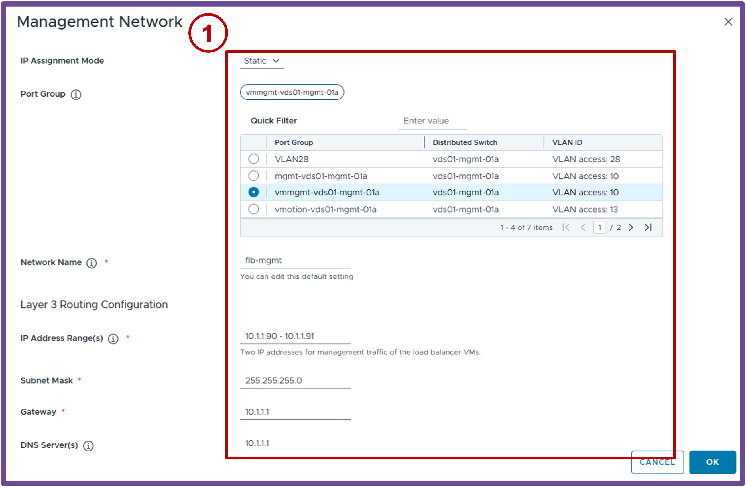 Advanced Settings and Sizing